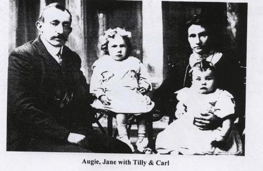 Augie and Jane with Tilly and Carl