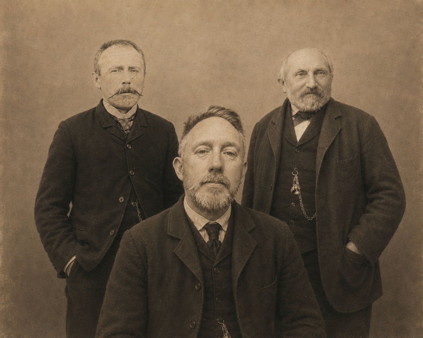 Three generations of the Rohde family